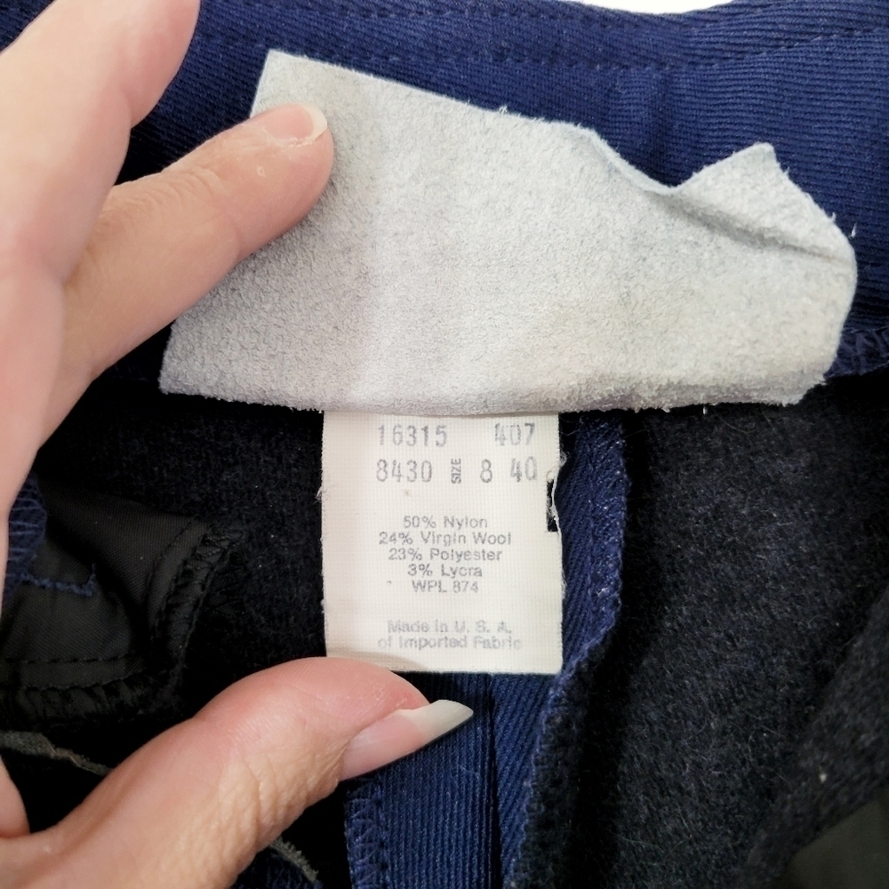 Vintage White Stag Navy Blue Ski Pants Size Small - Picture 10 of 10